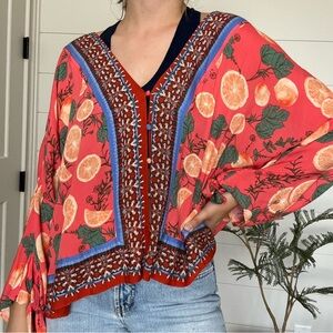 Free People citrus design top